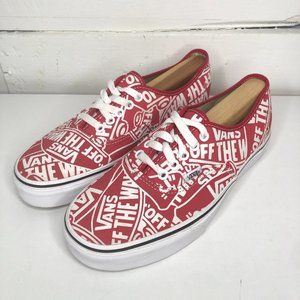 Vans Mens 8 Doheny Racing Red White OTW Repeat